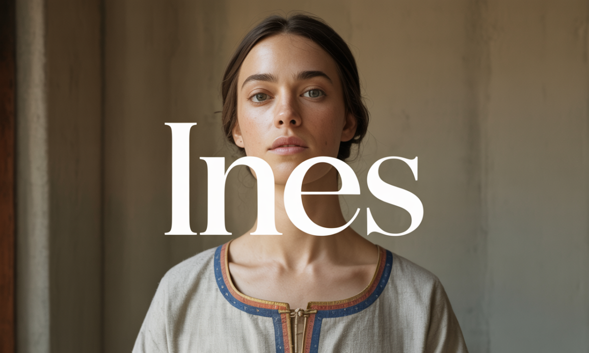 Illustration symbolique liée à l’origine du prénom Ines