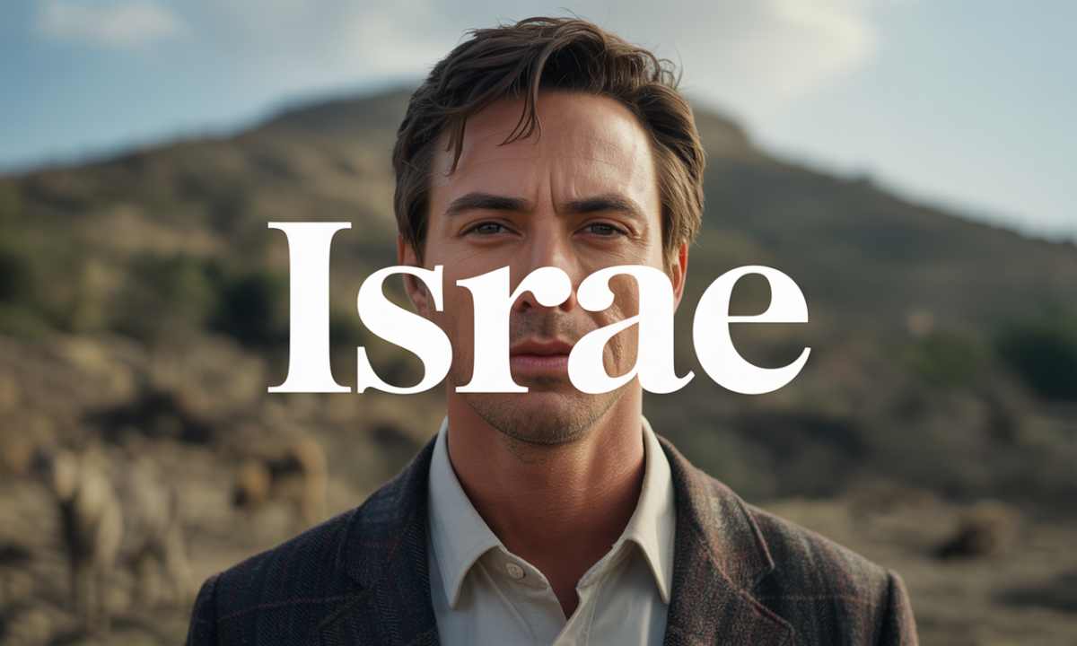 Illustration symbolique liée à l’origine du prénom Israe