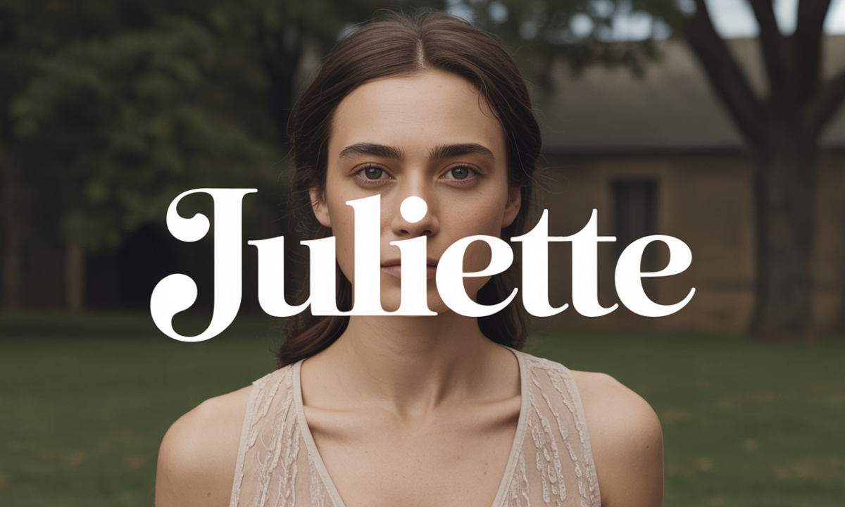 Illustration symbolique liée à l’origine du prénom Juliette