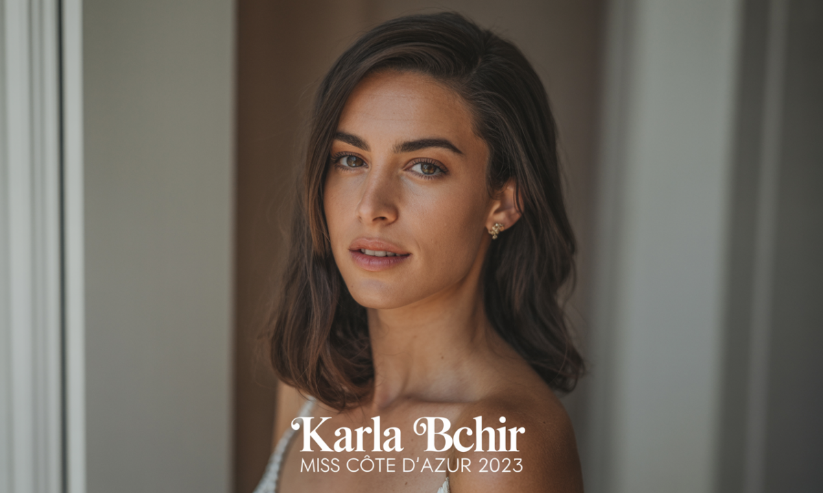 découvrez karla bchir, élue miss côte d'azur 2023, symbole de beauté, élégance et charme de la région provence-alpes-côte d'azur.
