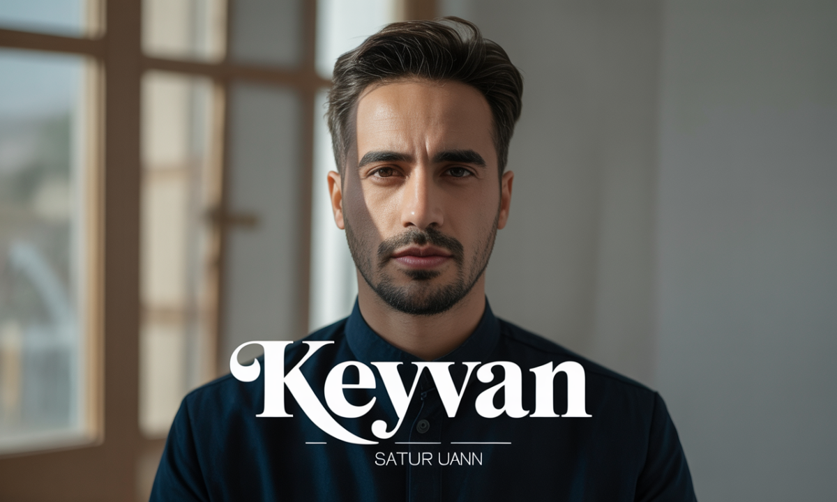 Illustration symbolique liée à l’origine du prénom Keyvan