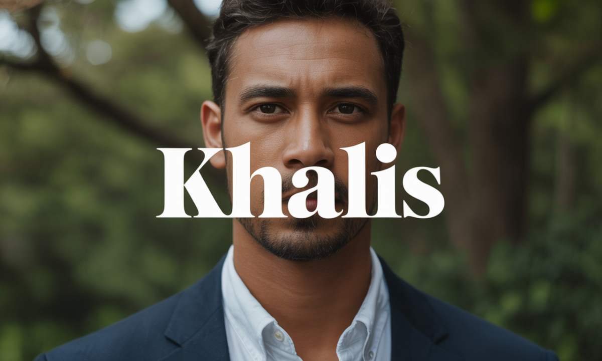 Illustration symbolique liée à l’origine du prénom Khalis