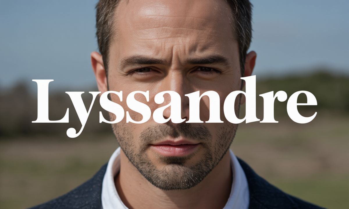 Illustration symbolique liée à l’origine du prénom Lyssandre