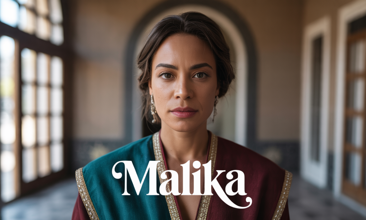 Illustration symbolique liée à l’origine du prénom Malika