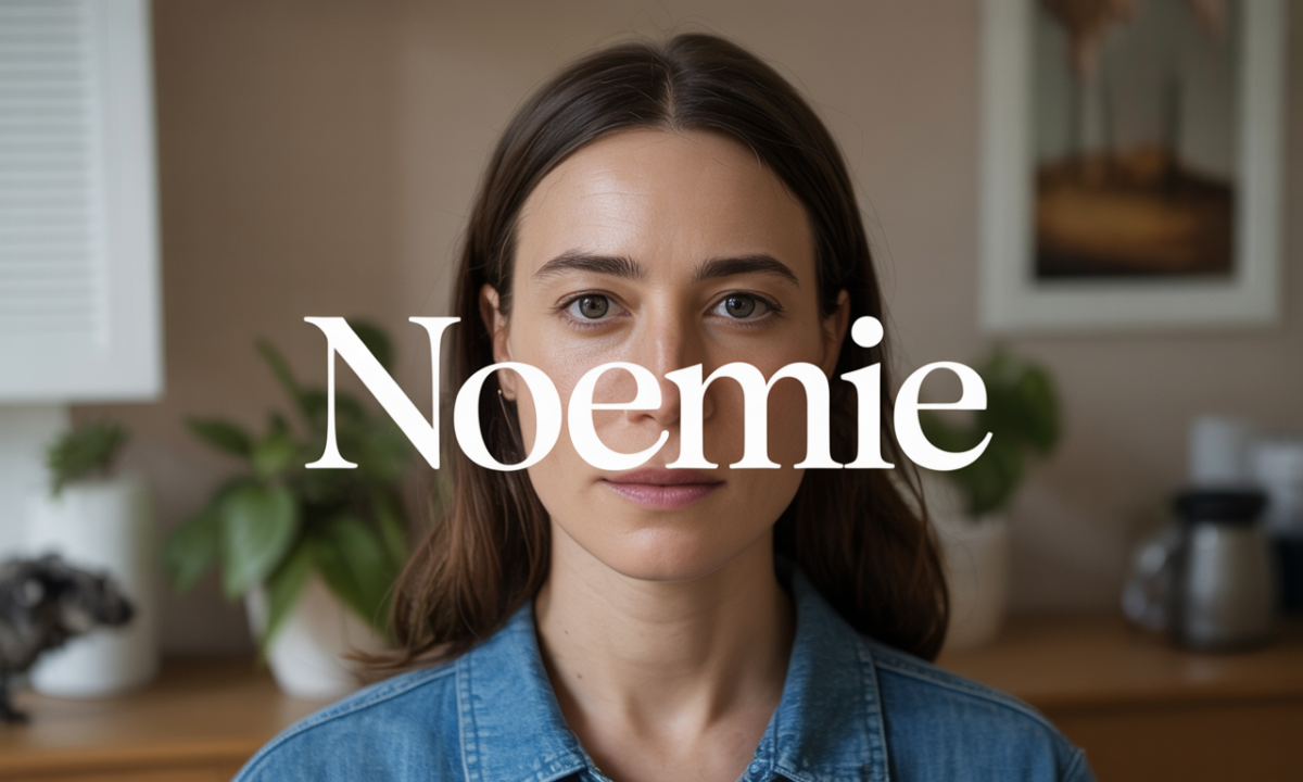 Illustration symbolique liée à l’origine du prénom Noemie