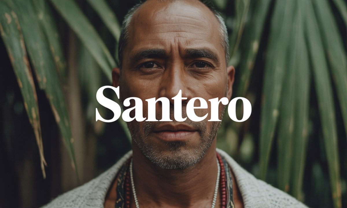 Illustration symbolique liée à l’origine du prénom Santero