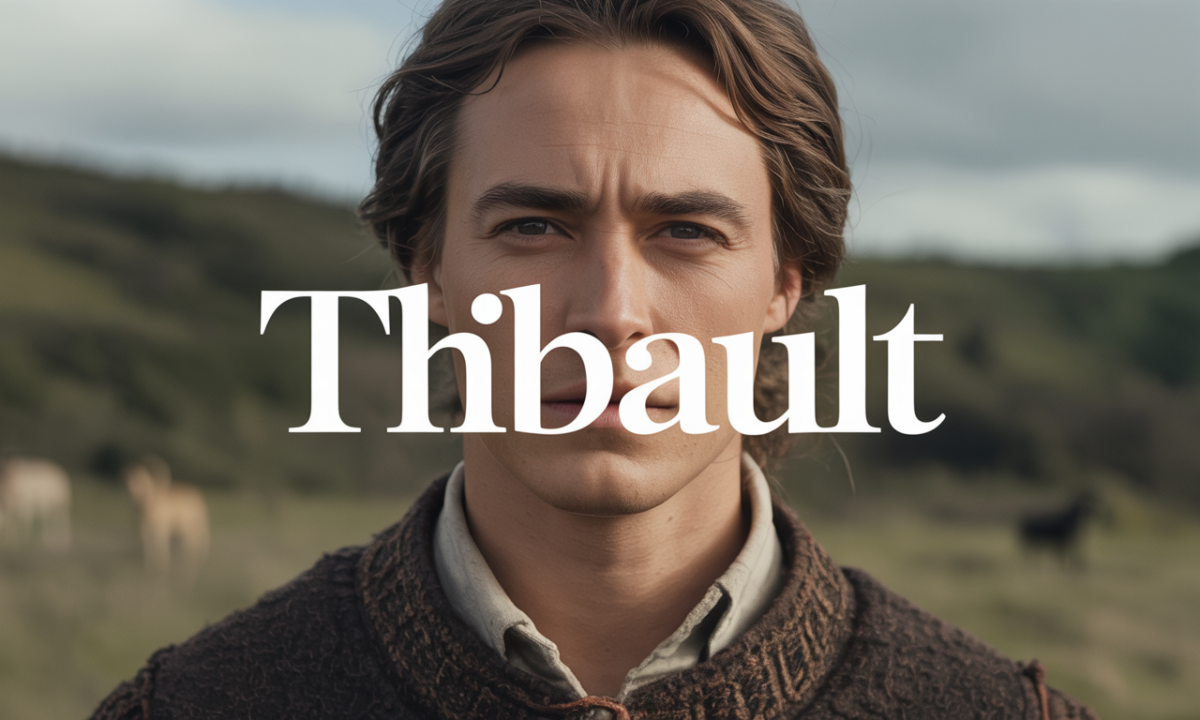 Illustration symbolique liée à l’origine du prénom Thibault