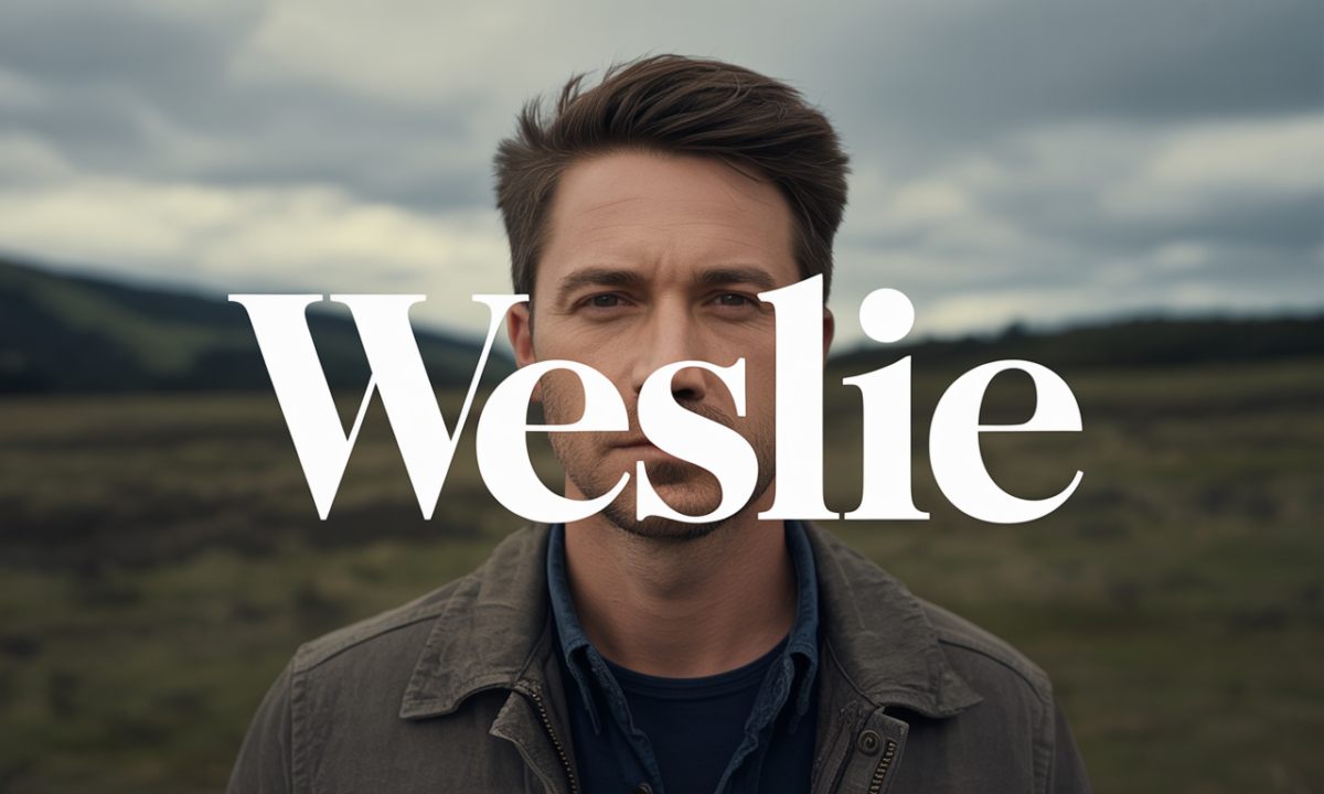 Illustration symbolique liée à l’origine du prénom Weslie