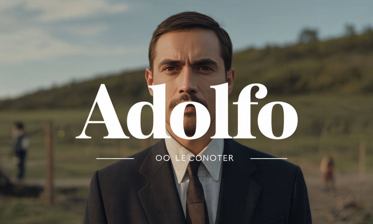 découvrez adolfo, un prénom élégant et intemporel, riche en histoire et en personnalité.