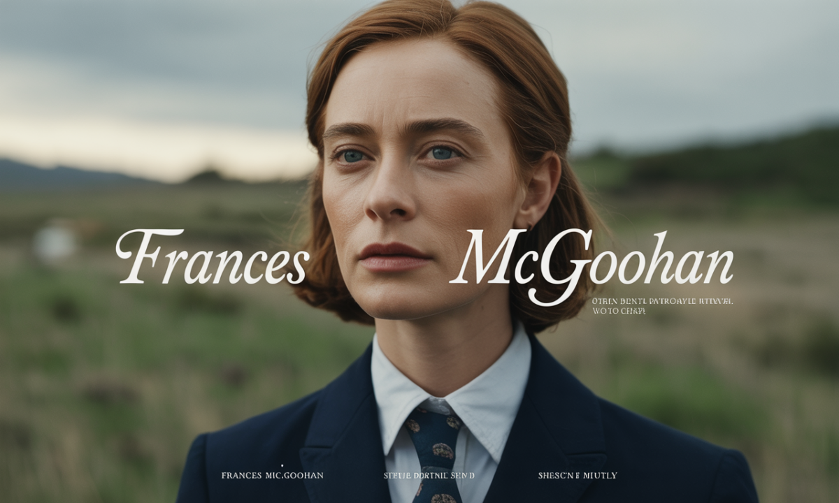 découvrez la vie et la carrière de frances mcgoohan, actrice renommée connue pour ses performances remarquables au cinéma et à la télévision.